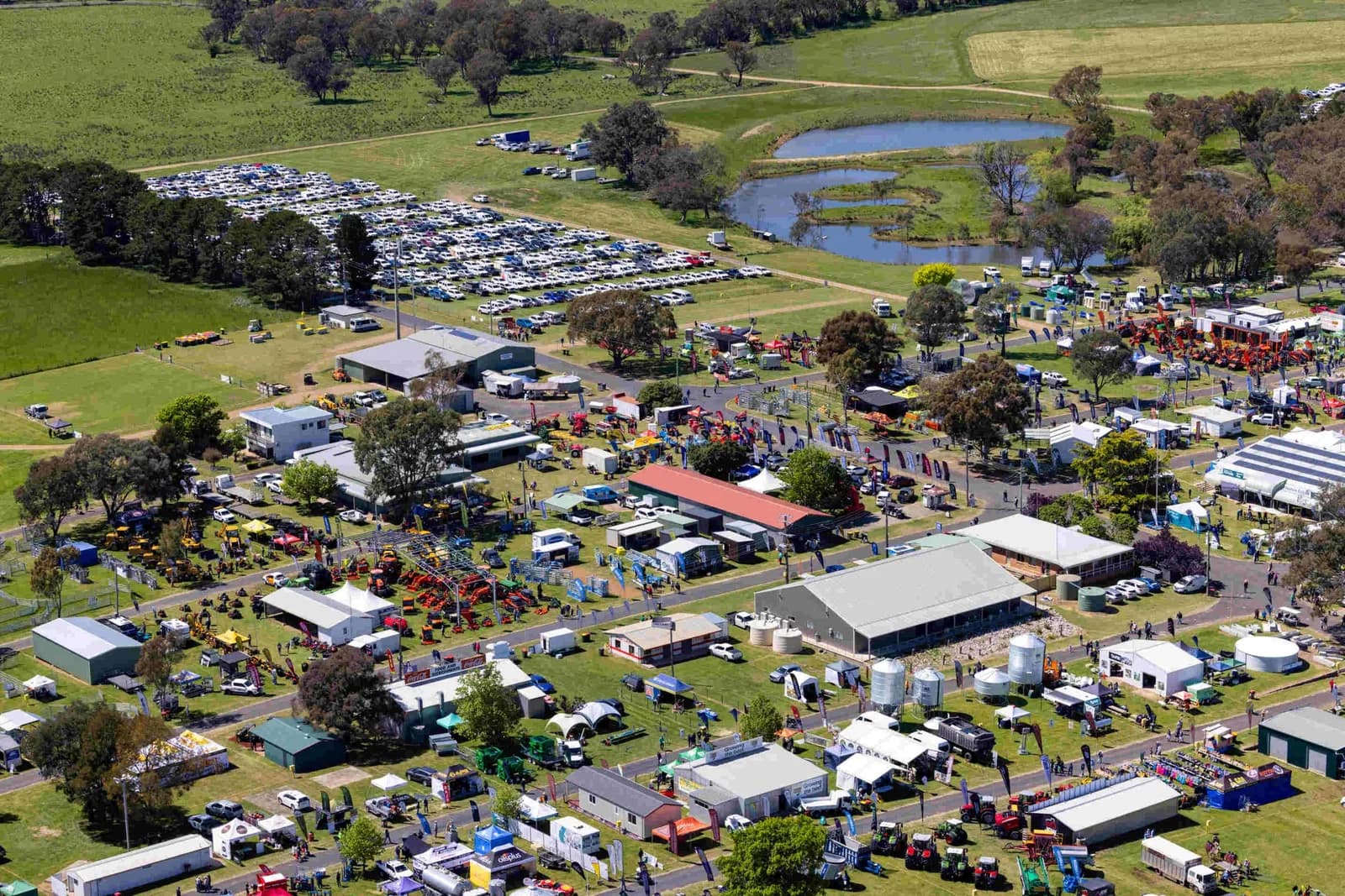 Photograph of the venue, supplied by Australian National Field Days site, Borenore