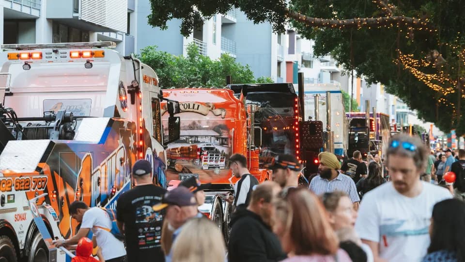 Photograph supplied by Brisbane Truck Show (Heavy Vehicle Industry Australia)